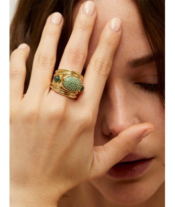 SIMONE EMERALD RING store