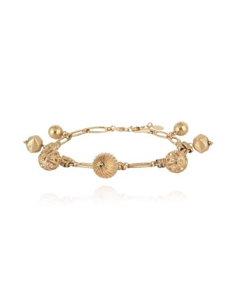 BRACELET DE CHEVILLE HAVANA OR basket pas cher