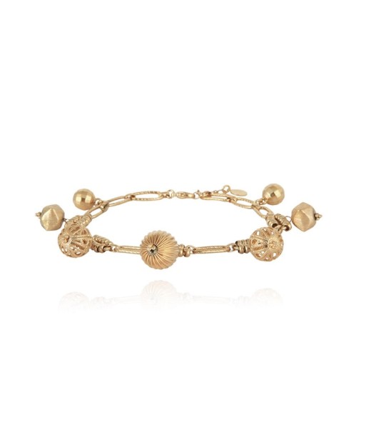 BRACELET DE CHEVILLE HAVANA OR basket pas cher