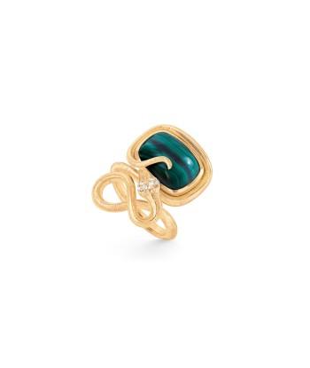 BAGUE SERPENT 18K MALACHITE store