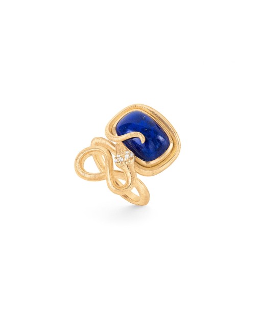 BAGUE SERPENT 18K LAPI LAZULI la livraison gratuite