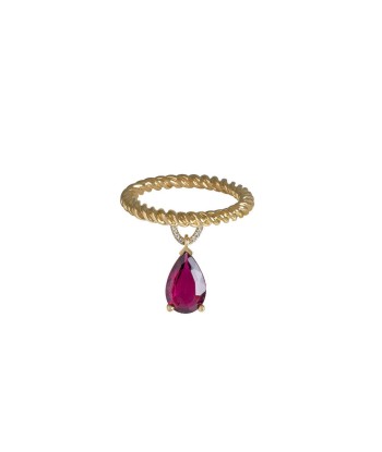 BAGUE AMOUR RHODOLITE 2023