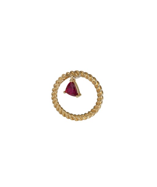 BAGUE AMOUR TOURMALINE CASSIS Pour