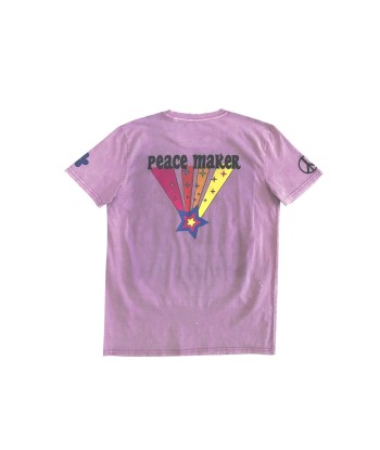 TEE SHIRT PEACE MAKER LILA commande en ligne