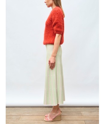 BUCKINGHAM GREEN CHEVRON SKIRT shop