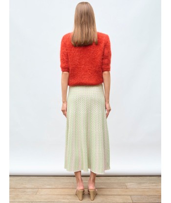 BUCKINGHAM GREEN CHEVRON SKIRT shop