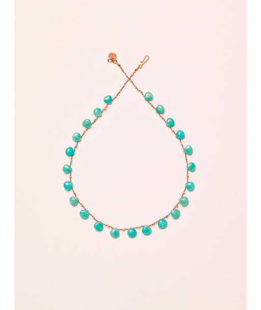 COLLIER BEETLE AMAZONITE Toutes les collections ici