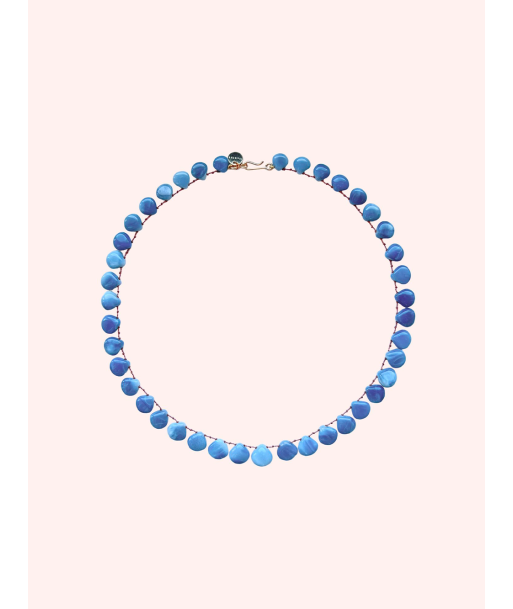 COLLIER BERRYBLUE OPALE BLEUE destockage