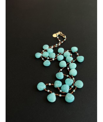 COLLIER BEETLE AMAZONITE Toutes les collections ici