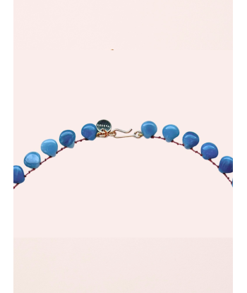 COLLIER BERRYBLUE OPALE BLEUE destockage