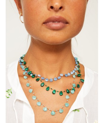 COLLIER BEETLE AMAZONITE Toutes les collections ici