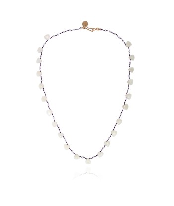 COLLIER PIERRE DE LUNE le des métaux précieux