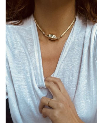 CHAINE INDIAN CHOCKER 14K les ctes