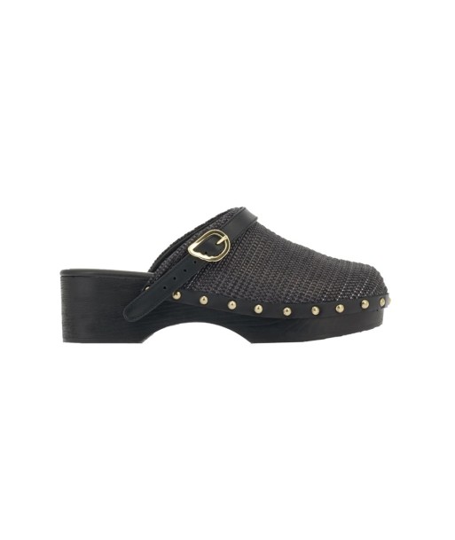 SABOT CLOG RAFFIA BLACK est présent 