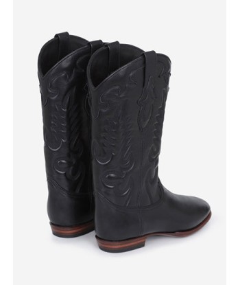 BOTTES SANTIAG MIDNIGHT CUIR NOIRES sur le site 