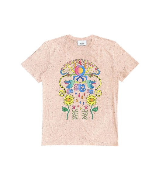 TEE SHIRT ROSE SPIRITUALITY s'inspire de l'anatomie humaine