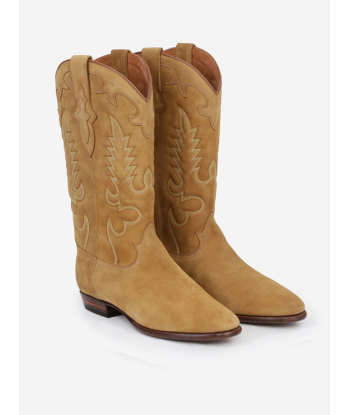 BOTTES SANTIAG MIDNIGHT EN DAIM TAN en stock