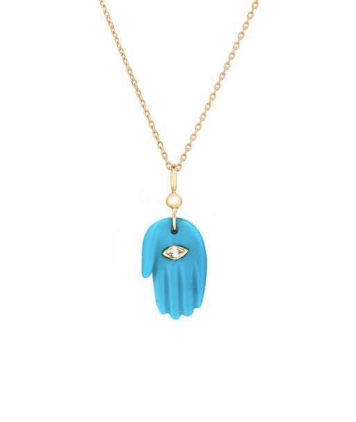 COLLIER TIGER EYE TURQUOISE meilleur choix