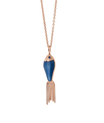 PENDENTIF POISSON BLEU Par le système avancé 