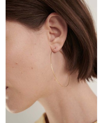 BOUCLES D'OREILLES HOOP LARGE pas cher 