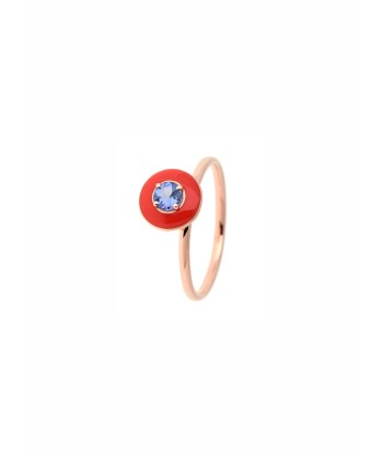 BAGUE OR ROSE EMAIL & TANZANITE les ligaments