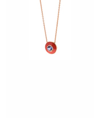 COLLIER OR ROSE EMAIL TANZANITE prix pour 