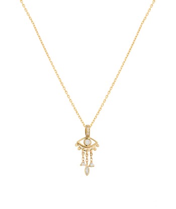 COLLIER OR 14K EYE CHARM de votre