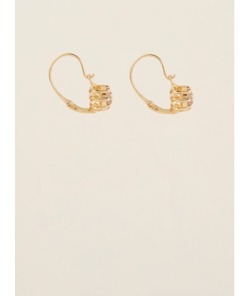 BOUCLES D'OREILLES ARLESIENNES OR ET DIAMANTS de pas cher