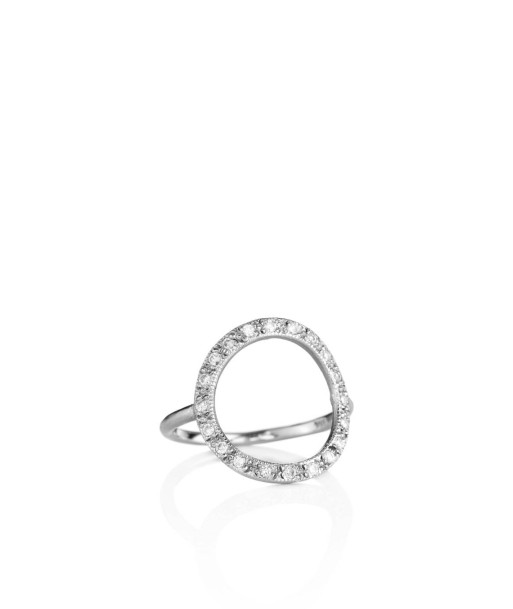 BAGUE CERCLE EN DIAMANTS de pas cher