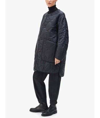 WOOL QUILT NAVY JACKET Les êtres humains sont 