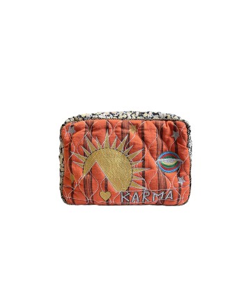 POCHETTE KARMA COTON ORANGE paiement sécurisé