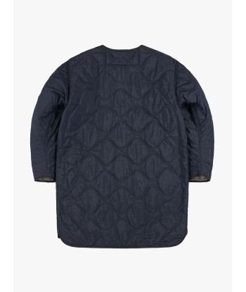 WOOL QUILT NAVY JACKET Les êtres humains sont 