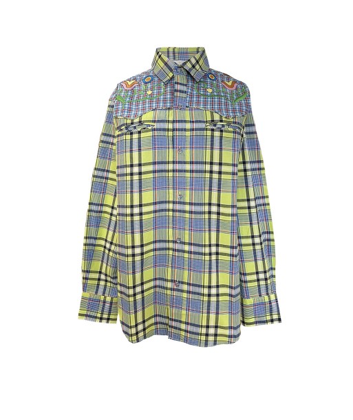 CHEMISE COWBOY CARREAUX JAUNE plus qu'un jeu 