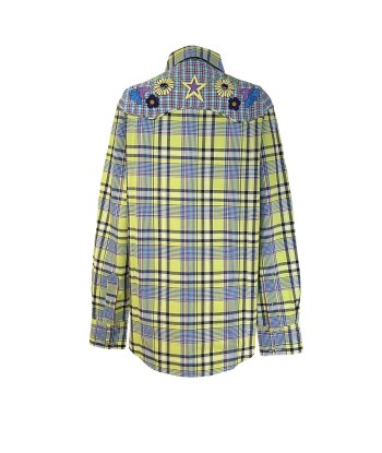 CHEMISE COWBOY CARREAUX JAUNE plus qu'un jeu 