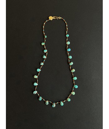 COLLIER POWHATAN TURQUOISE Paris Déstockage Promo