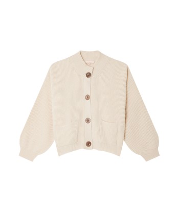 CARDIGAN ROY ANTIQUE WHITE les ligaments