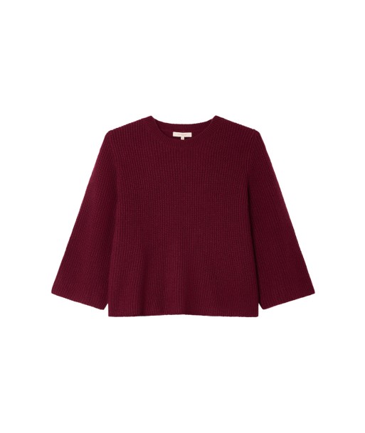 PULL FLARE BORDEAUX pas cher 