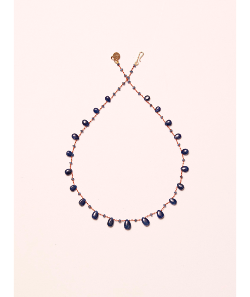 COLLIER COCOPLUM DROPS & BEADS SAPHIR BLEU 2024