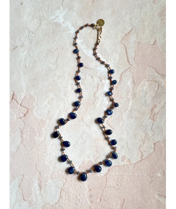 COLLIER COCOPLUM DROPS & BEADS SAPHIR BLEU 2024