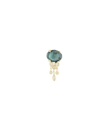 BOUCLE D'OREILLE JELLYFISH TOURMALINE BLEU Toutes les collections ici