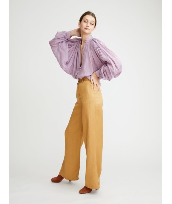 PANTALON LINEN WIDE LEG BLONDE JUSQU'A -70%! 