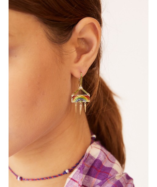 BOUCLE D'OREILLE RAINBOW plus qu'un jeu 