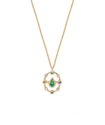 SOLAL EMERALD NECKLACE ou a consommer sur place