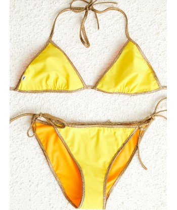 BIKINI REVERSIBLE HAMPTON JAUNE sur le site 