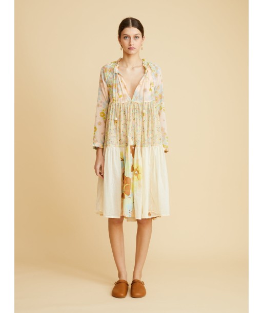 ROBE FLOWER BOUQUET SHORT TO KNEE vous aussi creer 