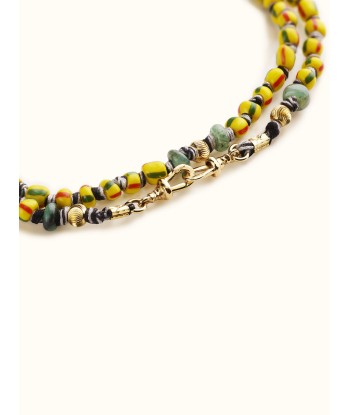 LIEN MAULI BEADS GHANA RASTA 73CM sur le site 