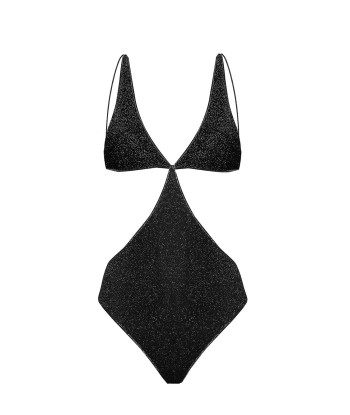 MAILLOT DE BAIN COLORE CUT OUT BLACK en ligne des produits 