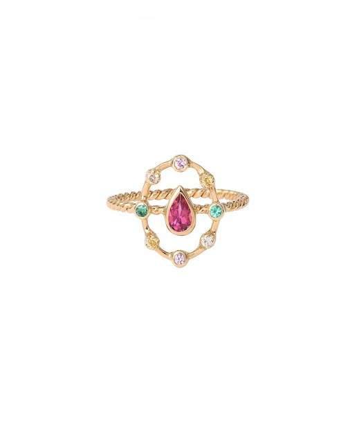 BAGUE SOLAL RUBELLITE JUSQU'A -70%! 