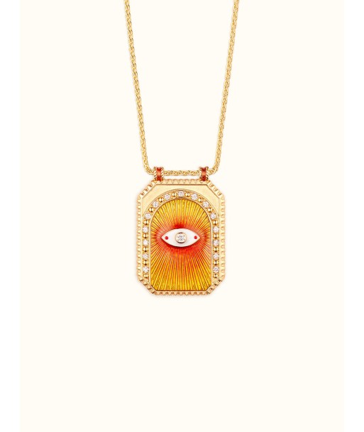 COLLIER SCAPULAIRE EYE PROTECT ORANGE en stock