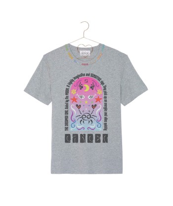 TEE SHIRT ASTRO GRIS CANCER les muscles